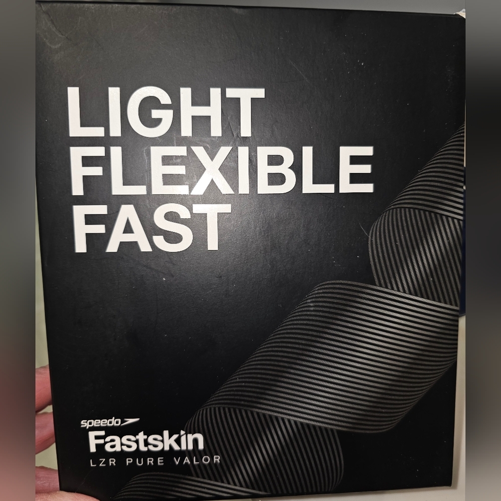 Speedo Women's Size 23 Fastskin LZR Pure Valor Black Tech Suit - Picture 9 of 10